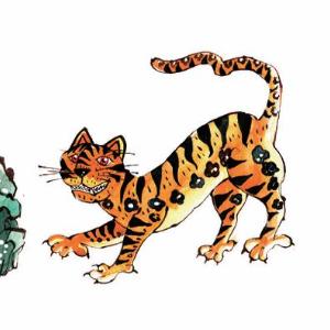 34. 참기름 바른 강아지로 호랑이 잡은 이야기